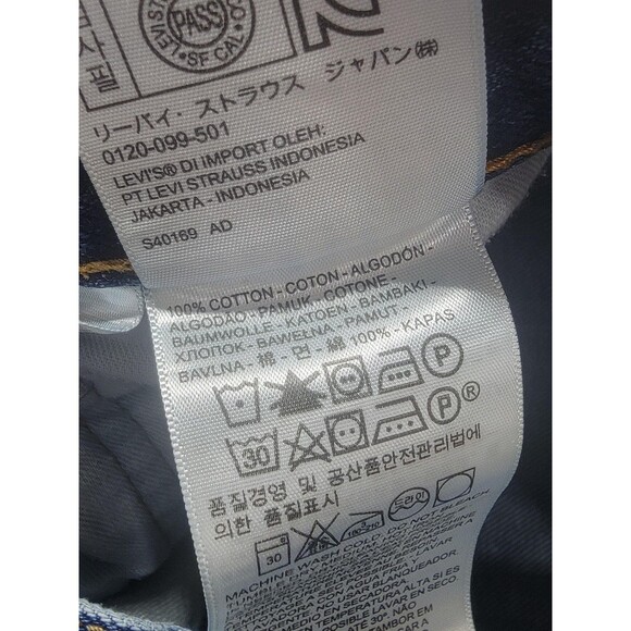 Levis 517 Jeans Mens 34x30 Blue Denim Bootcut Five Pocket Zip Fly Classic Fit - Picture 10 of 14